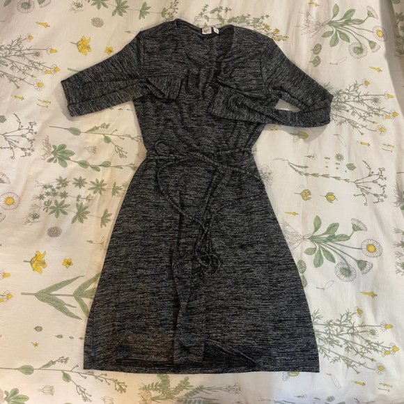 GAP knitted grey tie waist skater dress! - Picture 10 of 12